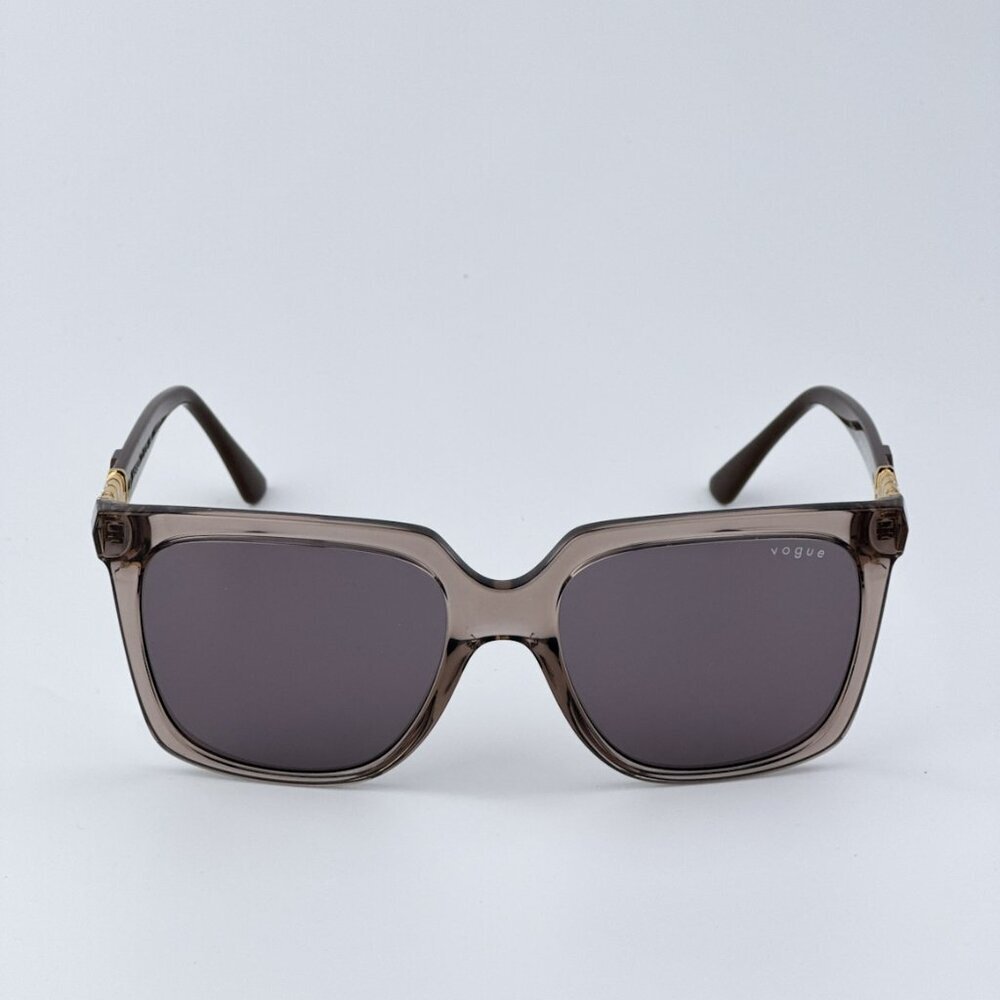Vogue Women BRAND NEW Sunglasses Transparent Brown Square VO5476SB 29407N54